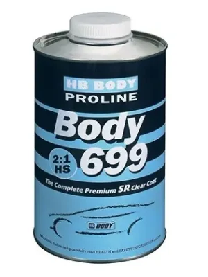 Výprodej HB BODY 699 Bezbarvý lak SR 2:1 akrylový lak 1l
