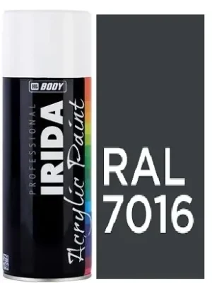 HB BODY IRIDA RAL 7016 Antracitově šedá barva ve spreji 400ML Autentický