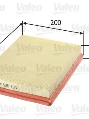 Vzduchový filtr VALEO 585735 Přímo Od Výrobce