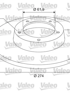 Brzdový kotouč VALEO 675402 Must-Have