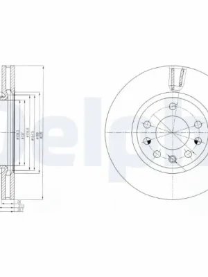 Cenově Výhodný Brzdový kotouč DELPHI BG4149