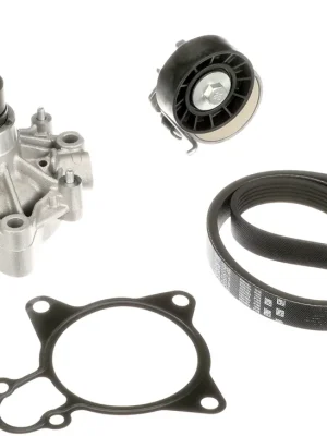 Oblíbený Vodní pumpa + klínový žebrový řemen GATES KP56PK1218