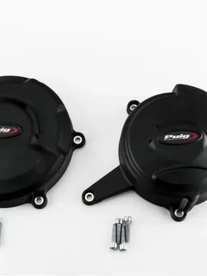 Engine covers PUIG Track for Championship 21505N černý included 2 covers Značkový