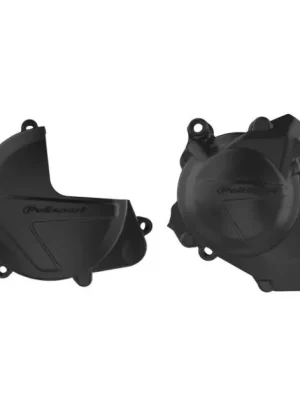 Must-Have Sada krytu spojkového víka a krytu víka zapalování POLISPORT 90961 černá