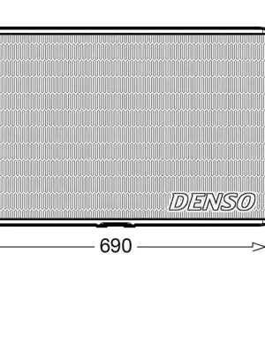 Top Prodej Chladič, chlazení motoru DENSO DRM17114