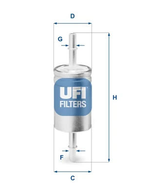 Vrácení Zdarma Palivový filtr UFI 3174003