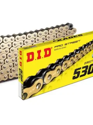 VX série X-Kroužkový řetěz D.I.D Chain 530VX3 114 L Zlatá/Černá Levný