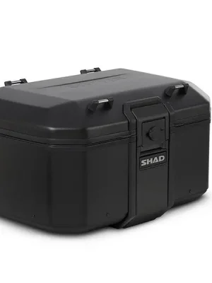 Značkový Vrchní hliníkový kufr na motorku SHAD Terra TR55 D0TR55200B PURE BLACK
