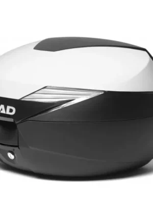 Super Cena Vrchní kufr na motorku s barevným krytem SHAD 130.D0B39100+D1B39E0 SH39 bílá