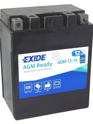 Motobaterie Exide Bike AGM Ready 12V, 12Ah, AGM12-14 Ihned K Objednání