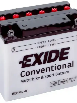 Must-Have Motobaterie Exide Bike Conventional 12V, 19Ah, EB16L-B
