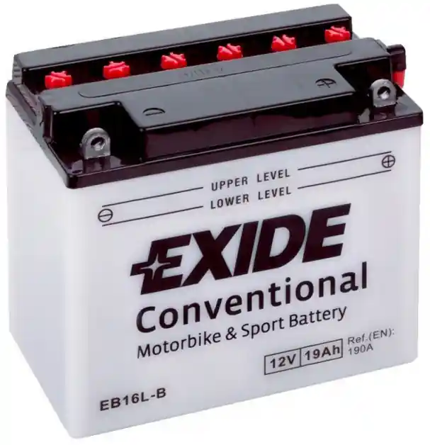 Must-Have Motobaterie Exide Bike Conventional 12V, 19Ah, EB16L-B