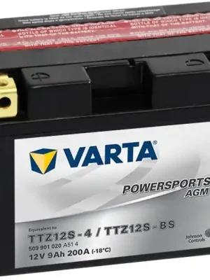 Motobaterie Varta Powersports AGM 12V, 9Ah, TTZ12S-BS Vrácení Zdarma