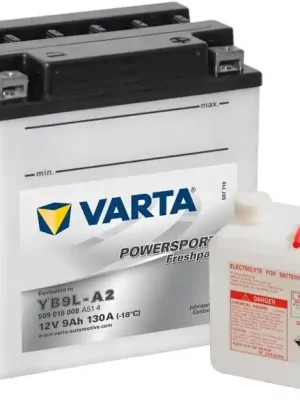 Motobaterie Varta Powersports Freshpack 12V, 9Ah, YB9L-A2 Novinka