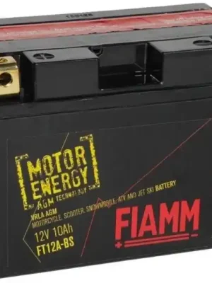 Motobaterie Fiamm Motorenergy AGM 12V, 9.5Ah, FT12A-BS Finální Výprodej