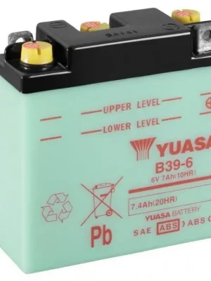 Levný Motobaterie Yuasa Standard 6V, 7Ah, B39-6