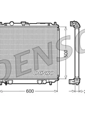 Omezená Nabídka Chladič, chlazení motoru DENSO DRM45014