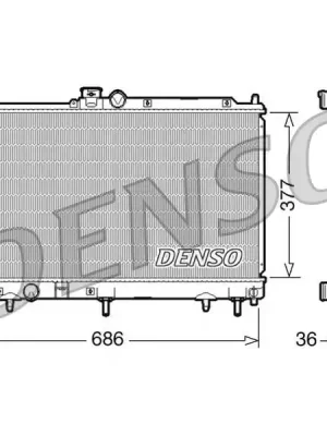 Levný Chladič, chlazení motoru DENSO DRM45026