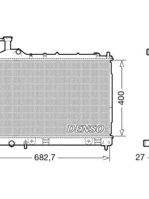 Chladič, chlazení motoru DENSO DRM45042 Nakupujte Hned
