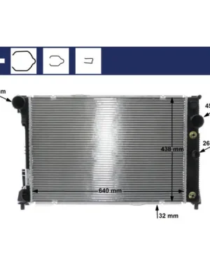 Chladič, chlazení motoru MAHLE CR 1176 000S Hit Sezóny