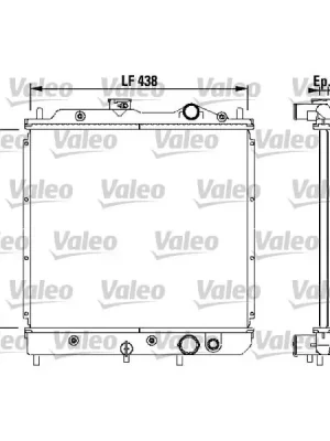 Chladič, chlazení motoru VALEO 731646 Pouze Dnes