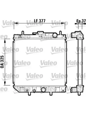 Chladič, chlazení motoru VALEO 731857 Must-Have