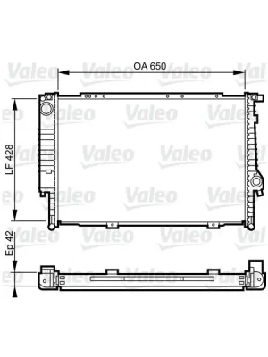 Akce Chladič, chlazení motoru VALEO 732593