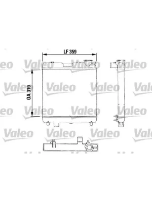 Chladič, chlazení motoru VALEO 883053 Dokud Zásoby Vydrží