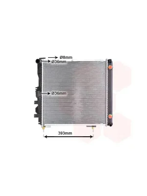 Must-Have Chladič, chlazení motoru VAN WEZEL 30002086