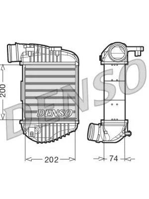 Chladič turba DENSO DIT02023 Pouze Dnes