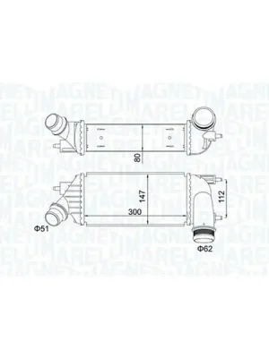Akční Nabídka Chladič turba MAGNETI MARELLI 351319204140