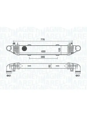 Novinka Chladič turba MAGNETI MARELLI 351319205040