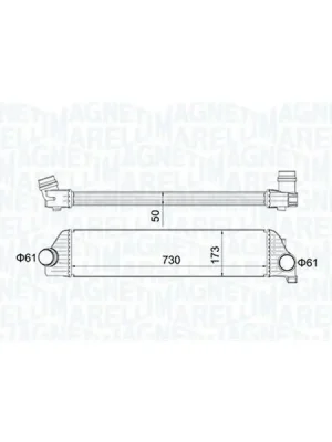Chladič turba MAGNETI MARELLI 351319205410 Víkendová Akce