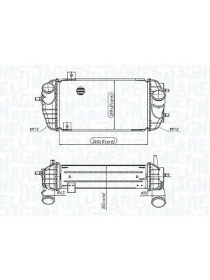 Rychlé Dodání Chladič turba MAGNETI MARELLI 351319205770
