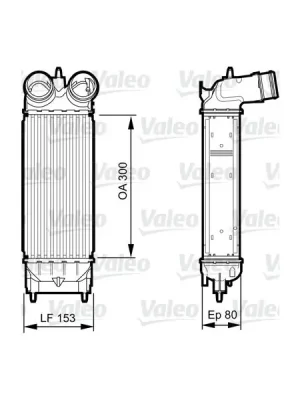 Chladič turba VALEO 818244 Originální