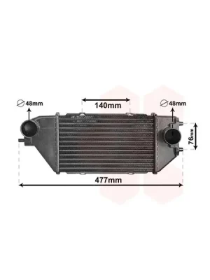 Chladič turba VAN WEZEL 25014701 Akce