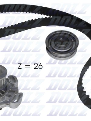 Hit Sezóny Vodní pumpa + sada ozubeného řemene DOLZ KD122