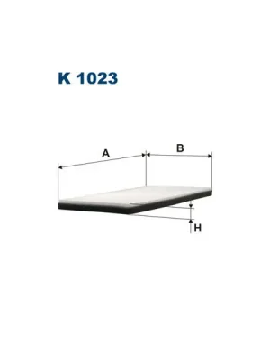 Koupit Online Filtr, vzduch v interiéru FILTRON K 1023