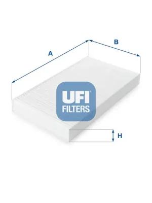 Filtr, vzduch v interiéru UFI 53.023.00 Ověřený