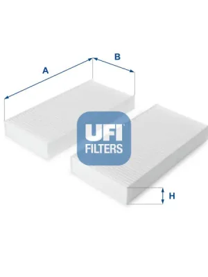 Pouze Dnes Filtr, vzduch v interiéru UFI 53.108.00
