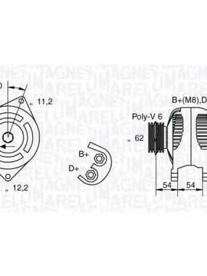 generátor MAGNETI MARELLI 063731223010 Kup Teď