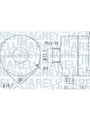Dokud Zásoby Vydrží generátor MAGNETI MARELLI 063732095010