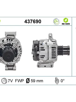 generátor VALEO 437690 Nízká Cena