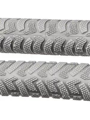 Nejlepší Volba gripy MTB, OXFORD (šedé/černé, dvoukomponentní, délka 127 mm, 1 pár)