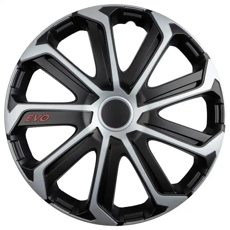 Vysoce Kvalitní Puklice EVO black&silver 15" - 11049
