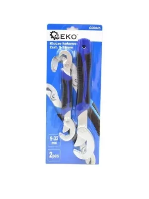 Hákový klíč 2ks, 9-32mm GEKO Výhodná Nabídka