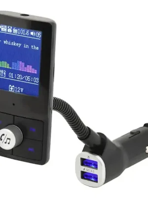 Hands free FM transmitter LCD COLOR Cenová Bomba