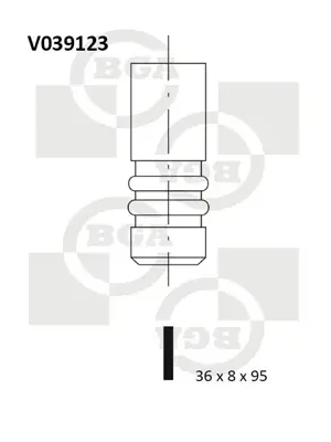 Sací ventil BGA V039123 Levný
