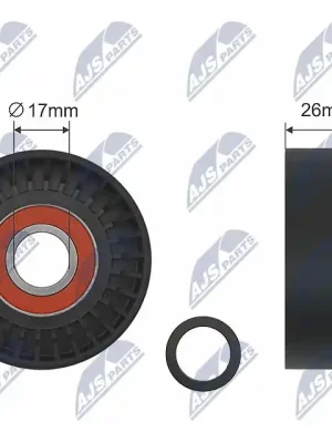 Značkový Napínací kladka, žebrovaný klínový řemen NTY RNK-BM-014