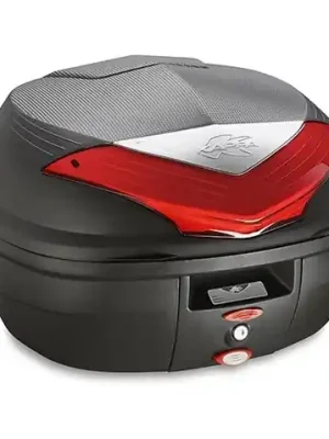 K355N MONOLOCK topcase, KAPPA (35L, černý nelakovaný + červená odrazka) Omezená Nabídka